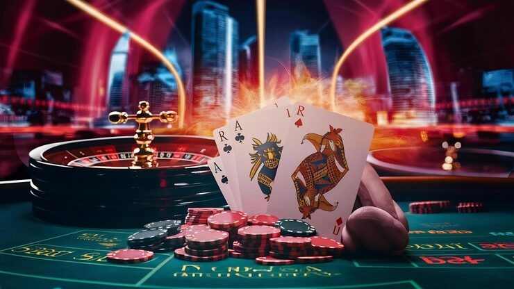 Roulette table with live wheel spin Dream Gaming roulette table interface on klik55